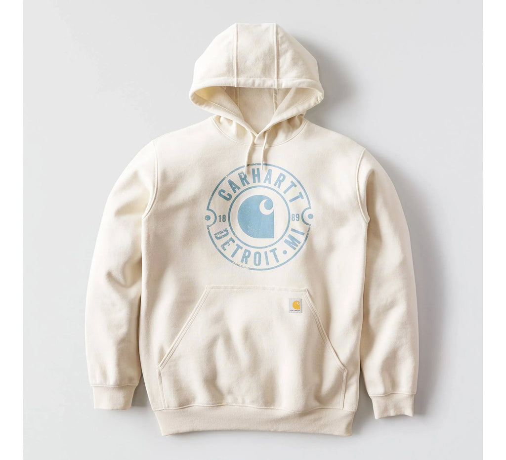 Men's City Graphic Fleece Pullover Hoodie - Tan