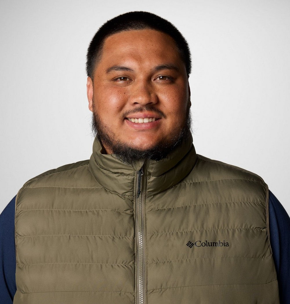 Men's Big Insulated Puffer Vest - Green