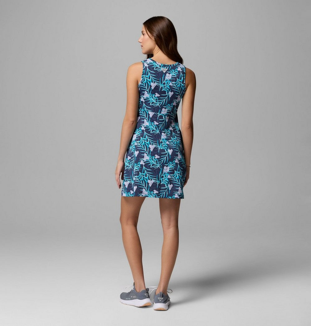 Women's UPF 50 Tank Dress - Gray Print