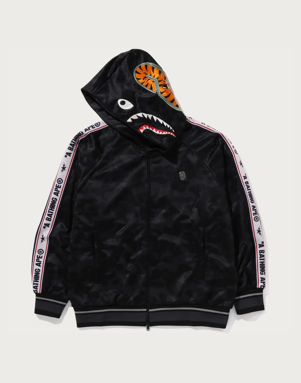Men's Relaxed Cotton Zip Hoodie - Black
