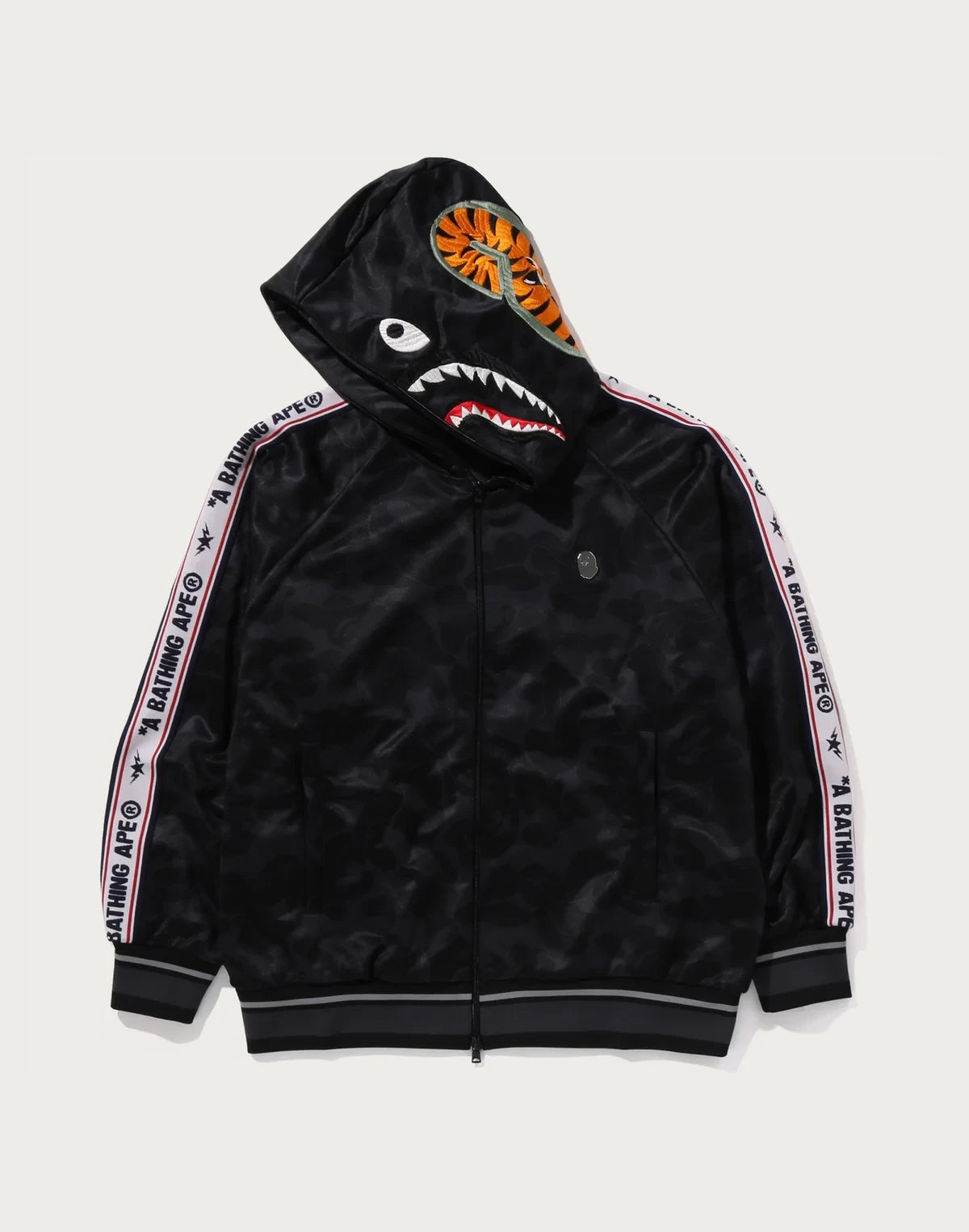 Men's Relaxed Cotton Zip Hoodie - Black