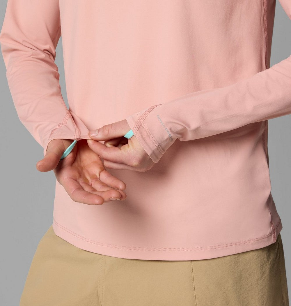 Women's UPF 50 Long Sleeve Sun Shirt - White