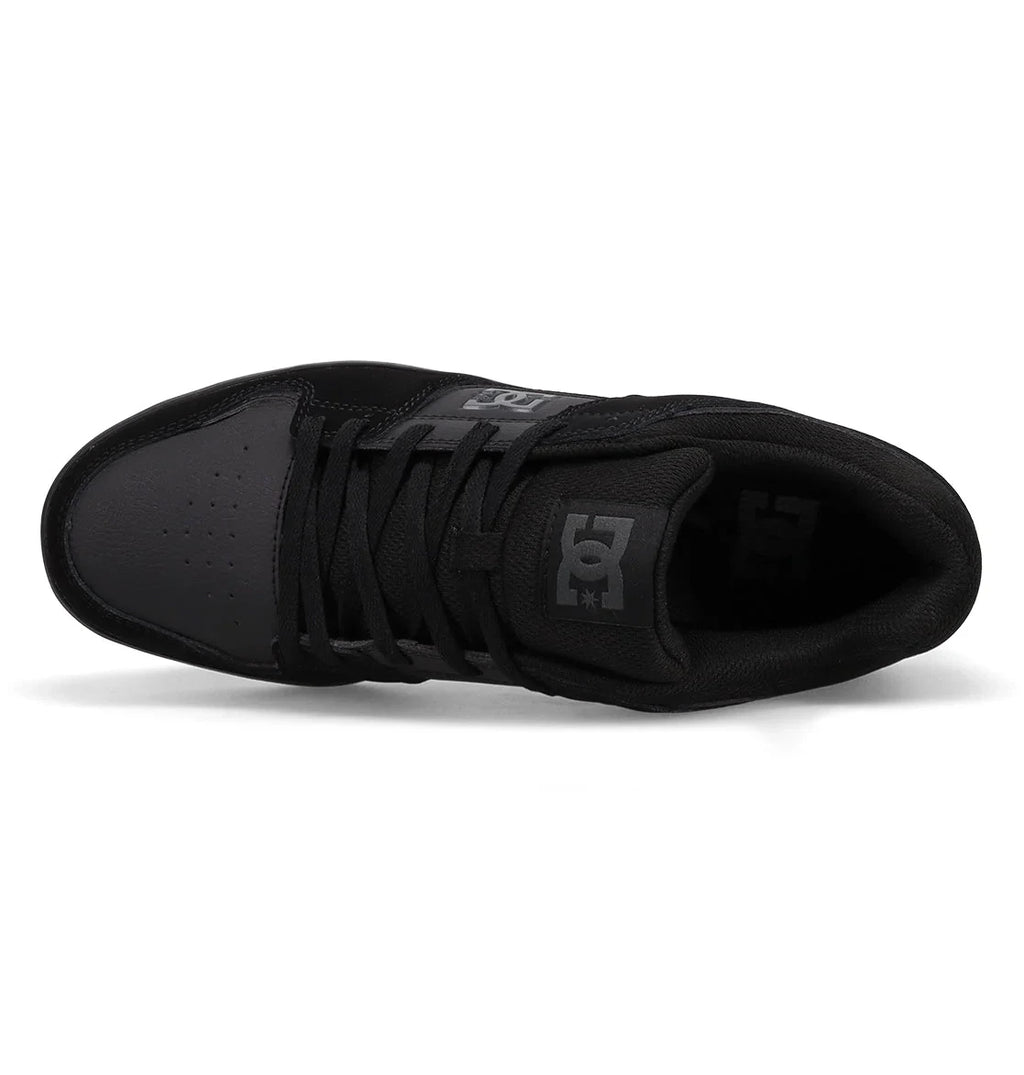 Men's Leather Cupsole Sneakers - Black
