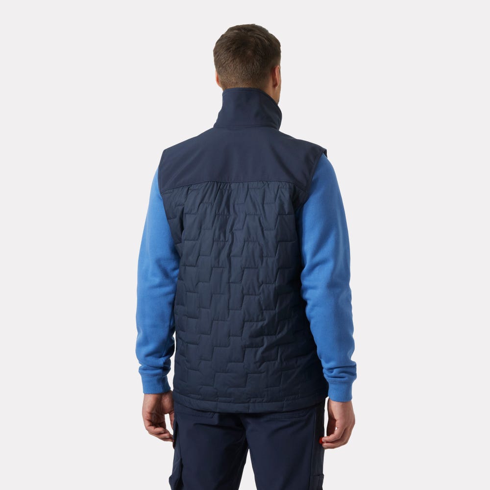 Insulated Softshell Work Vest - Navy