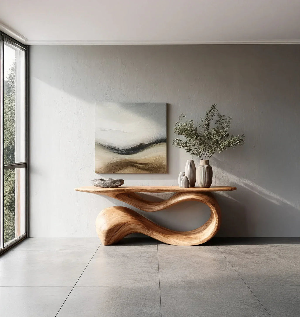 Handmade Solid Wood Console Table