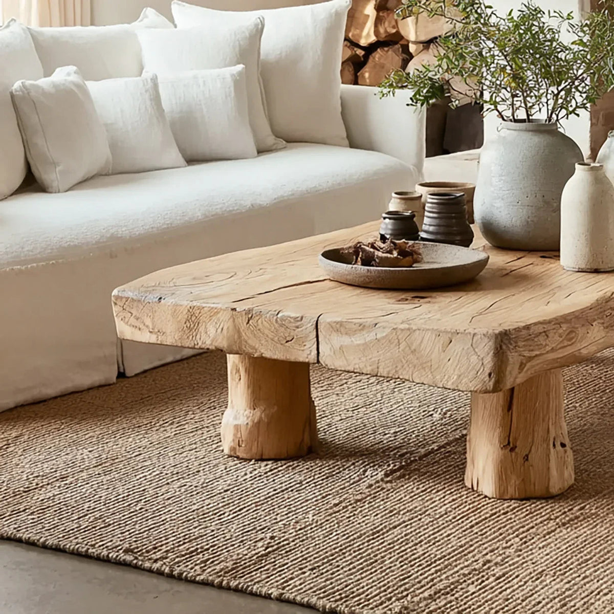 Live Edge Wood Coffee Table