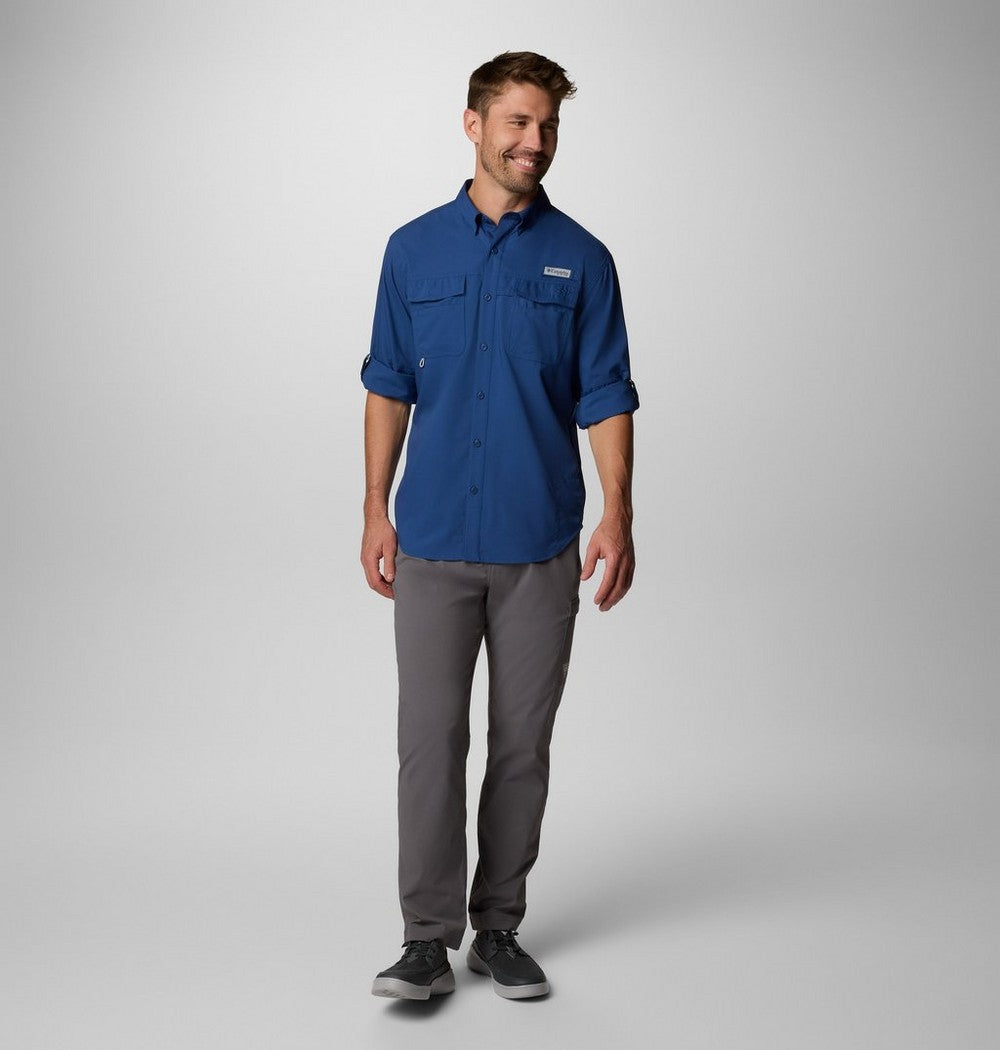 Men's Long Sleeve Fishing Shirt - White