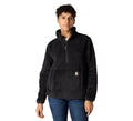 Women's Loose Fit Fleece Pullover - Black
