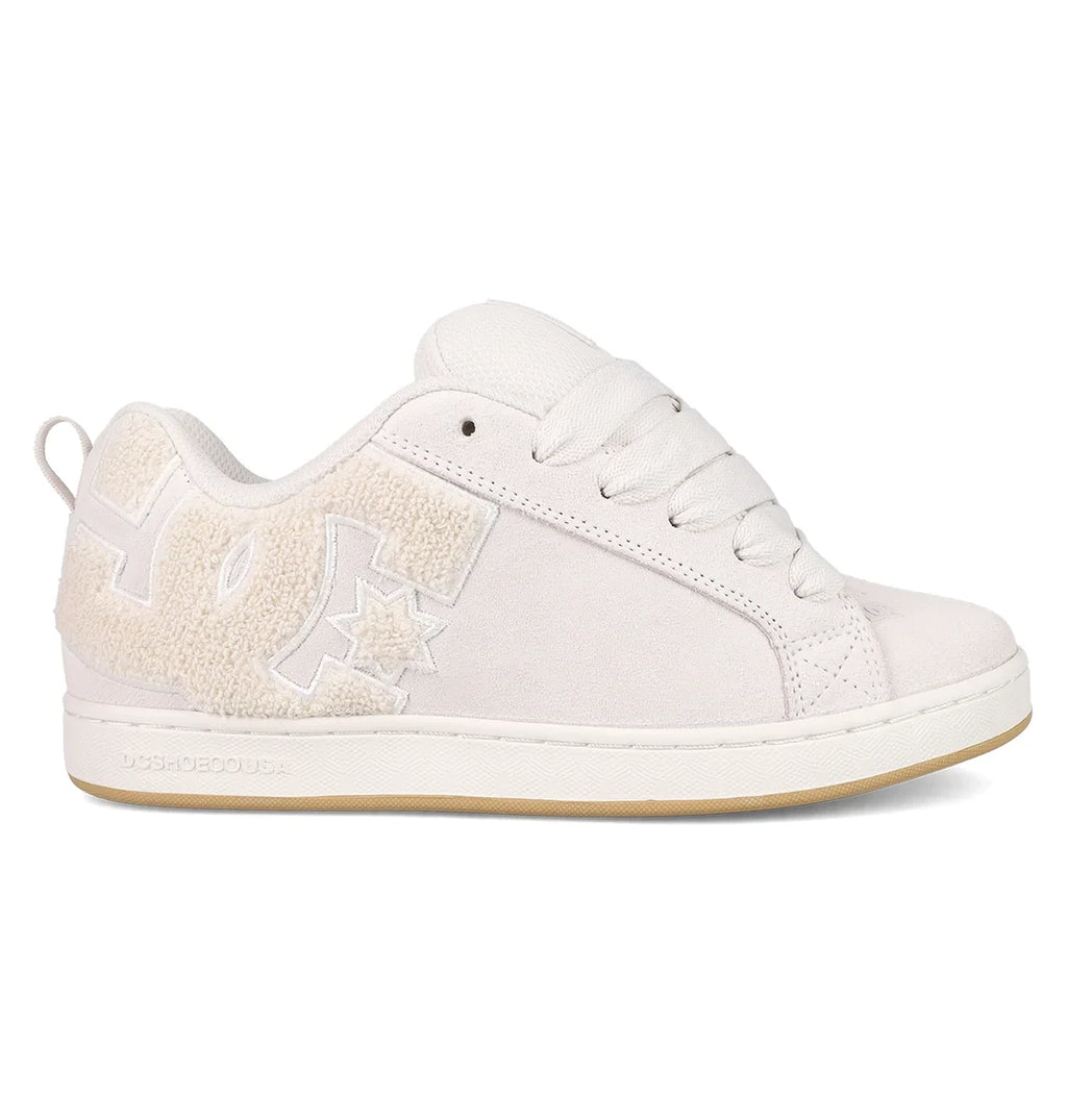 Women's Suede Padded Sneaker - Off White Gum