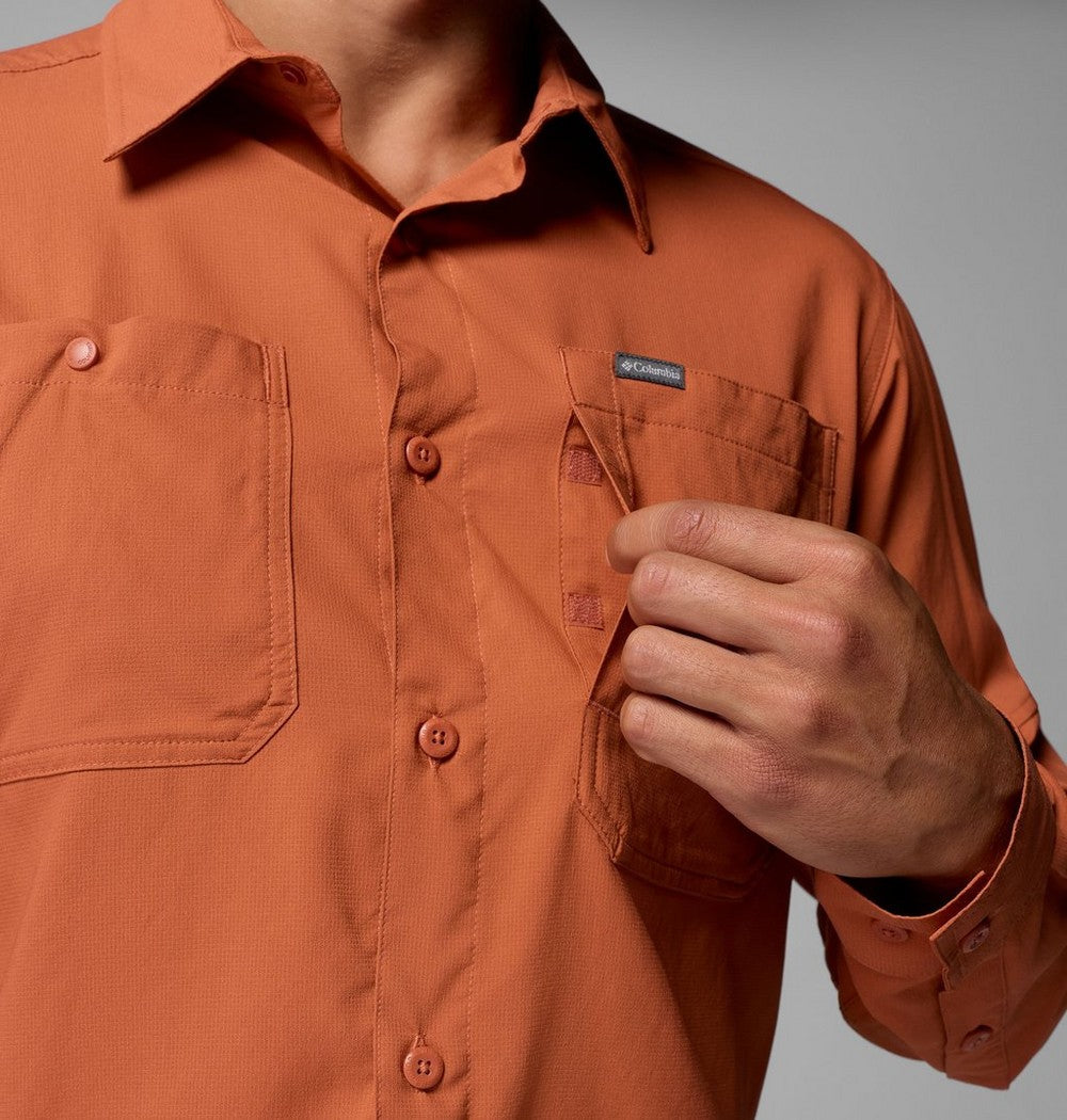 Men's UPF 100 Utility Long Sleeve Shirt - Gray