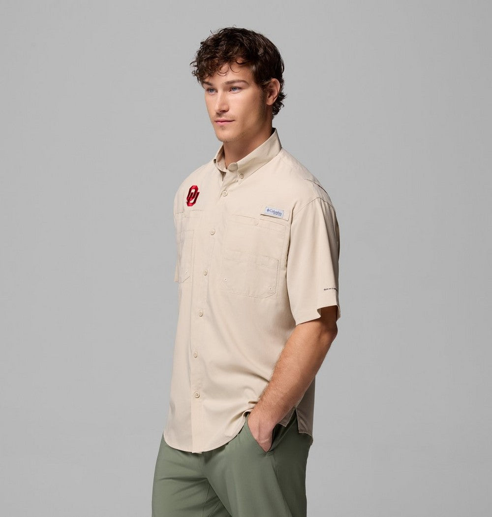 Men's Tall UPF 40 Team Fishing Shirt - Tan
