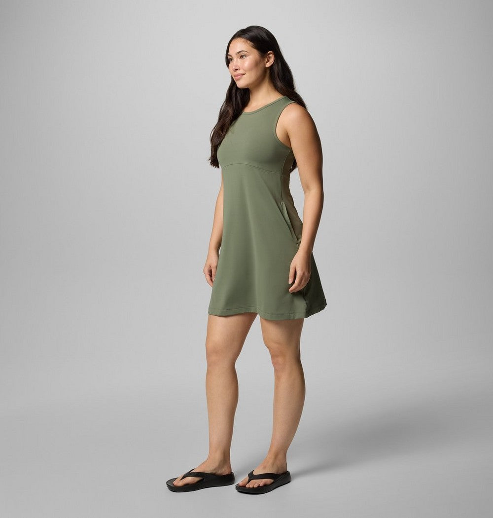 Women's UPF 50 Tank Dress - Gray Print