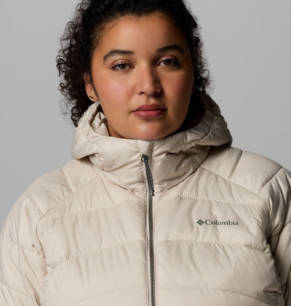 Women's Plus Size Insulated Hooded Jacket - Blue