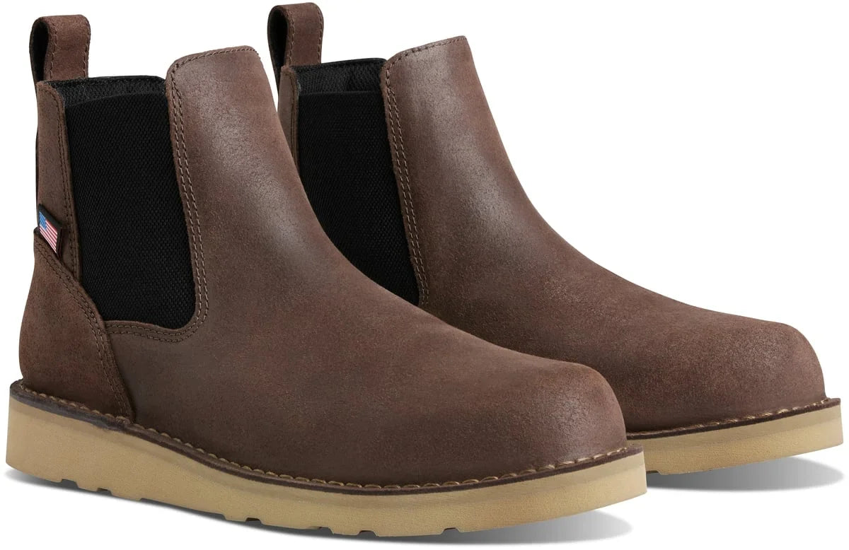 Men's Suede Chelsea Boot - Brown