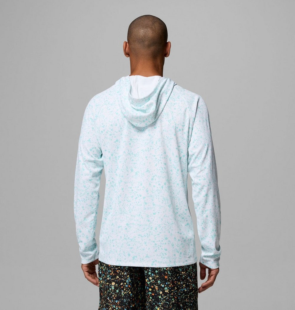 Men's Lightweight Sun Hoodie - White Splatter
