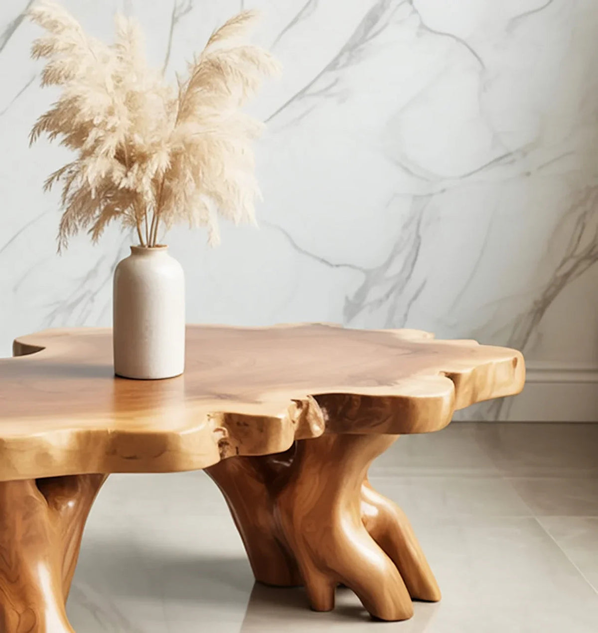 Handcrafted Live Edge Coffee Table
