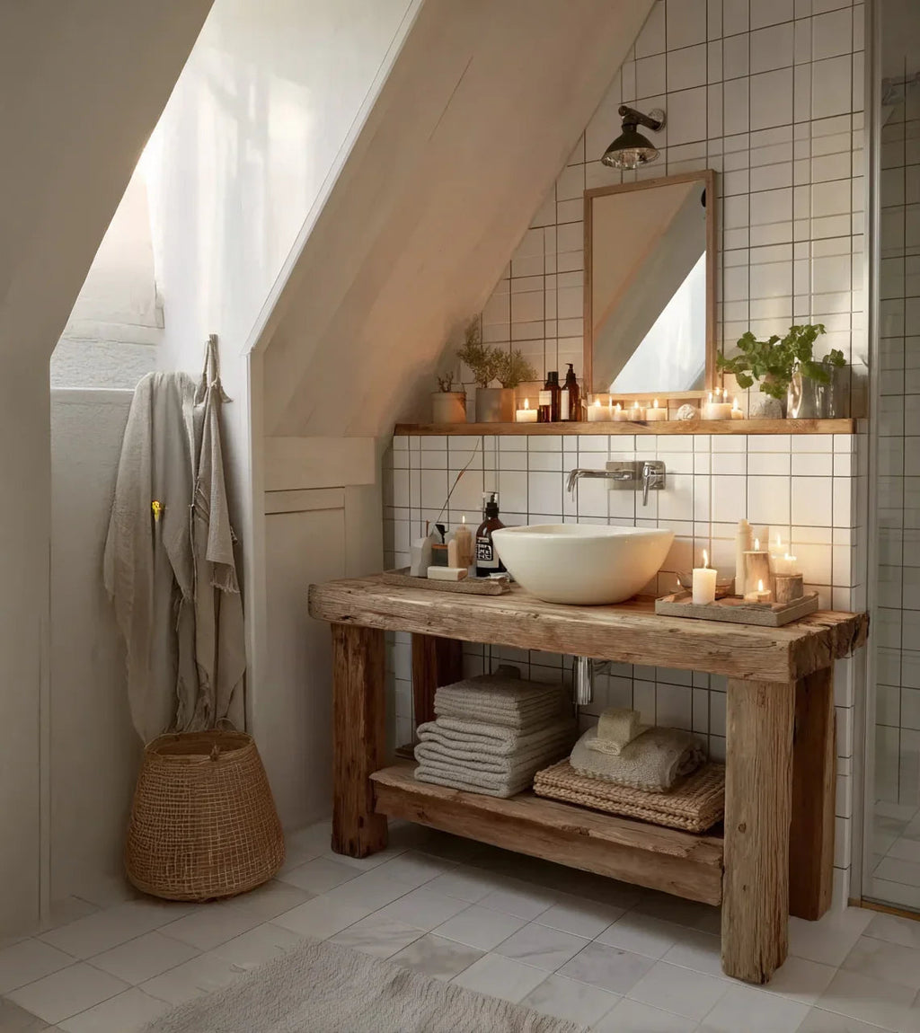 Rustic Reclaimed Wood Bathroom Vanity