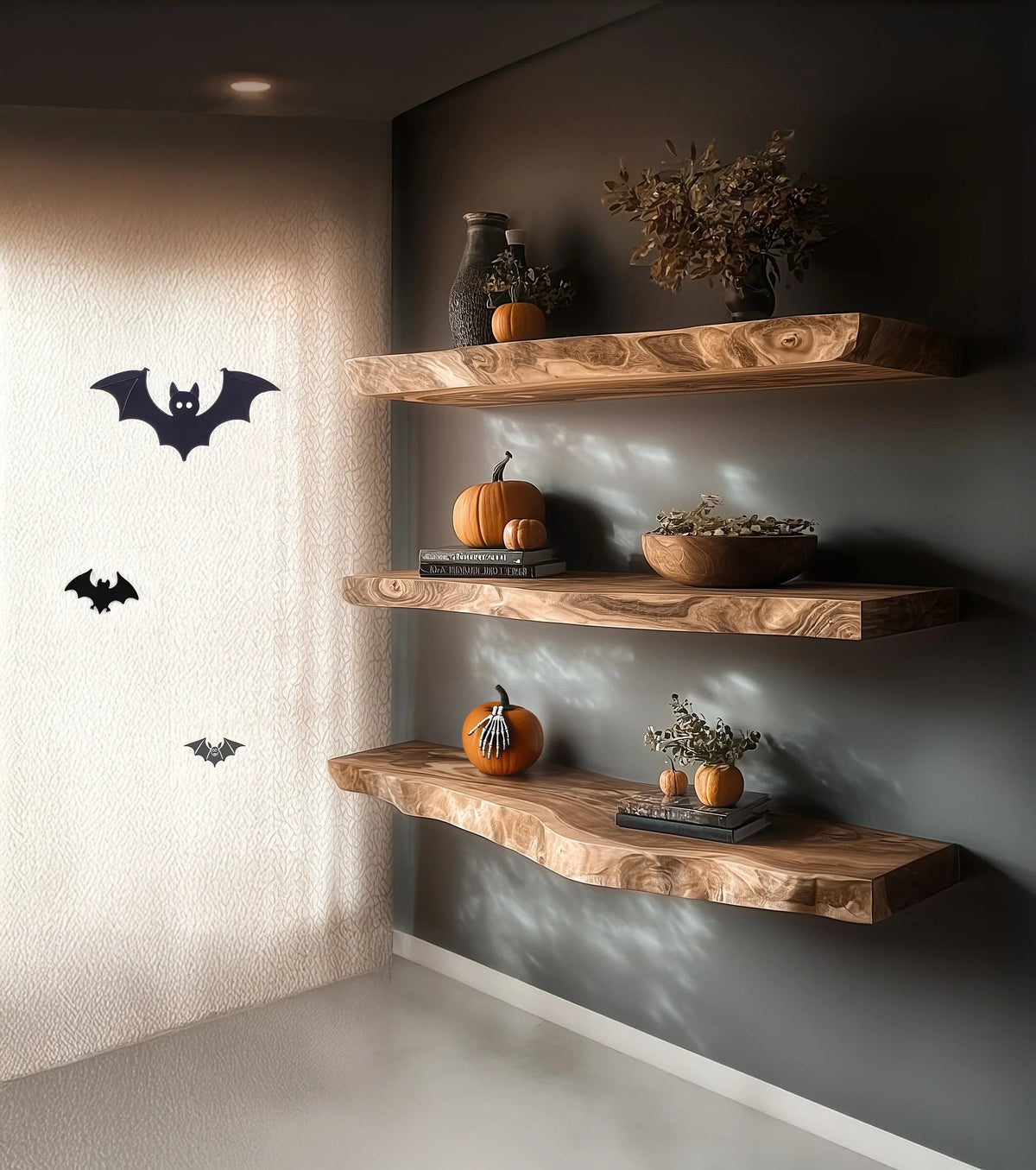 Live Edge Floating Shelf