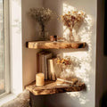 Farmhouse Floating Corner Shelf