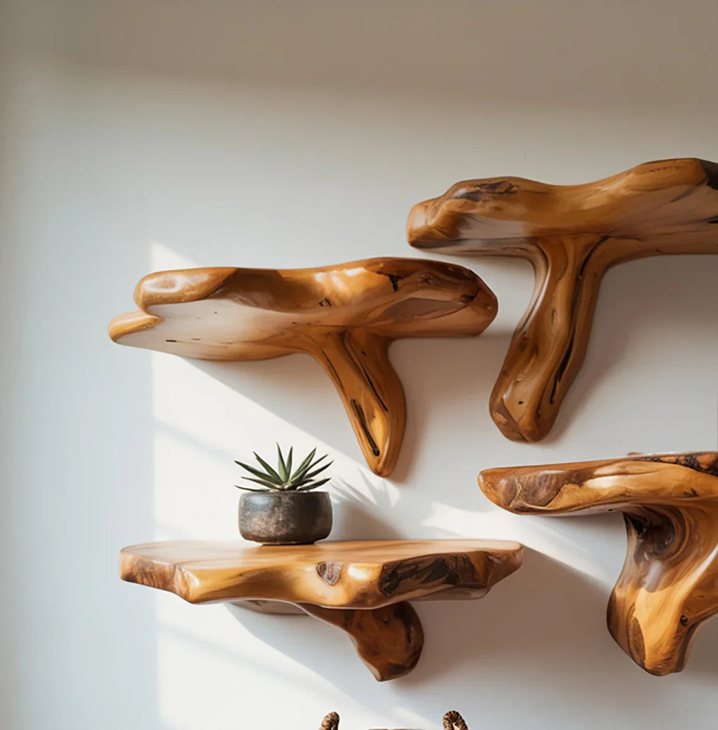 Modern Minimalist Mushroom Shelf