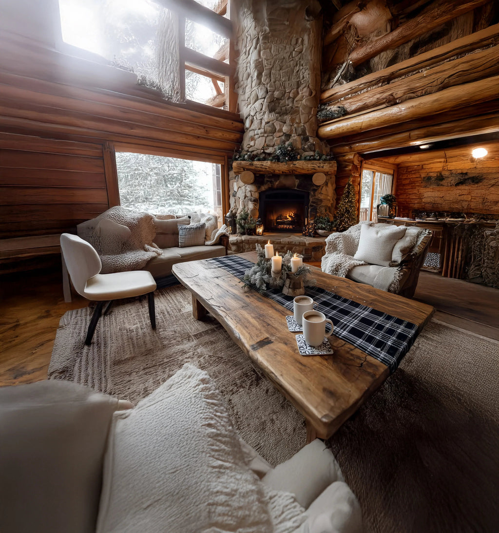 Rustic Live Edge Coffee Table