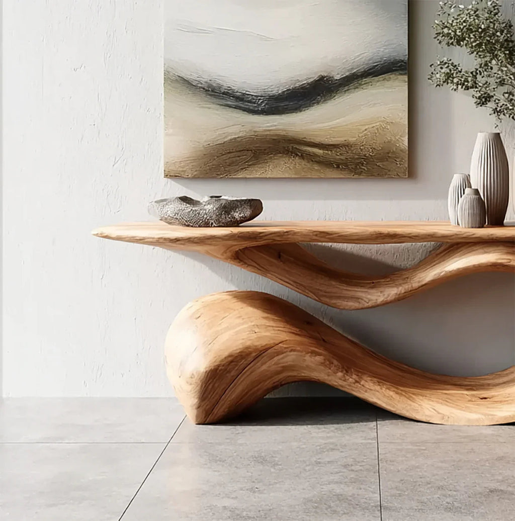 Handmade Solid Wood Console Table