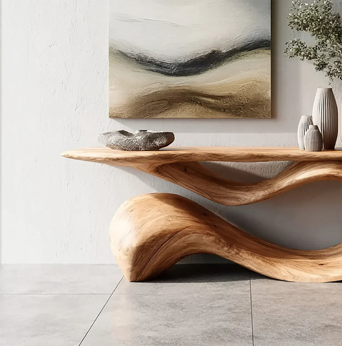 Handmade Solid Wood Console Table