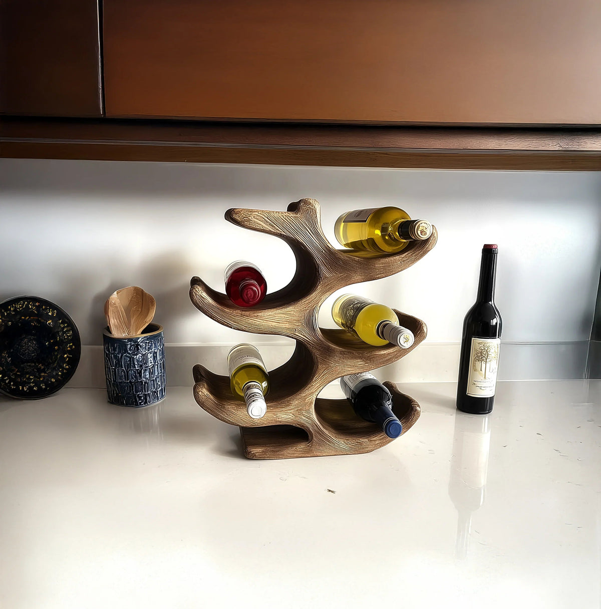 Tree Trunk Wine Rack