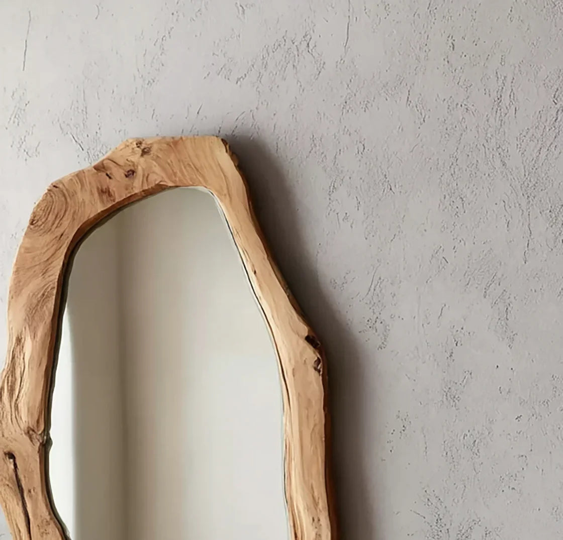 Handcrafted Wooden Mirror Frame
