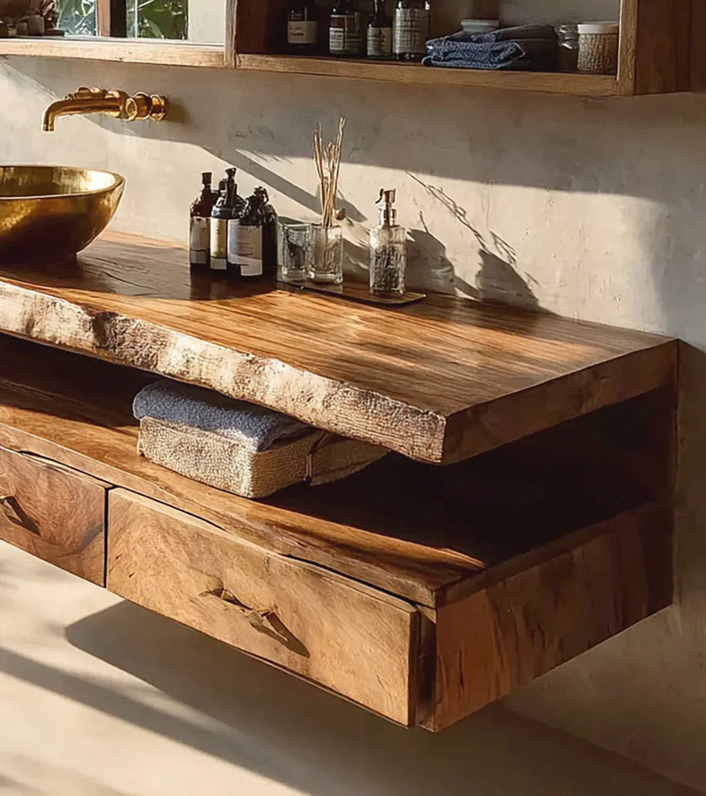 Modern Floating Wooden Vanity