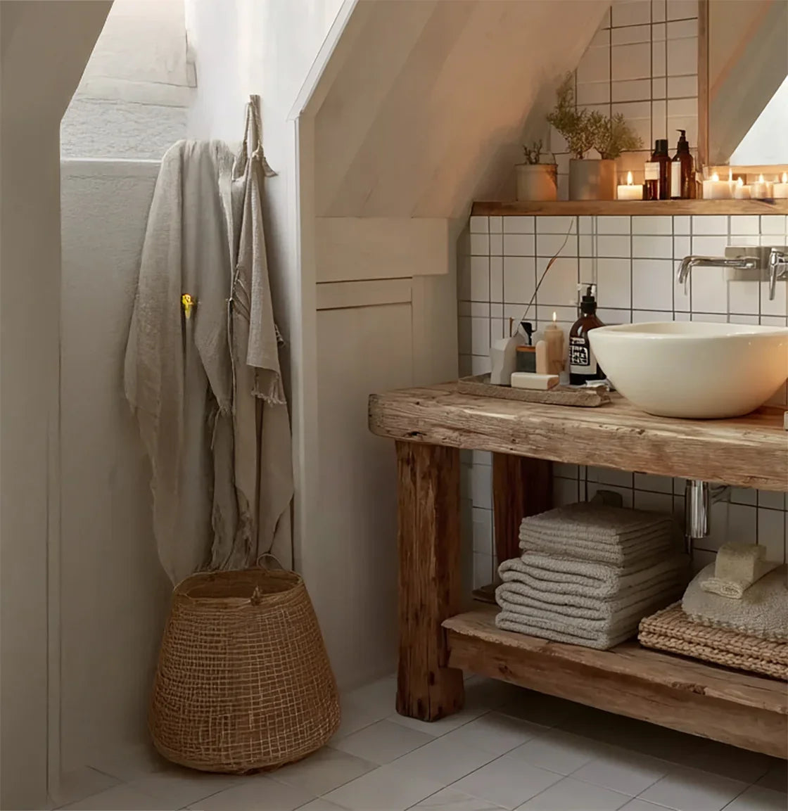 Rustic Reclaimed Wood Bathroom Vanity