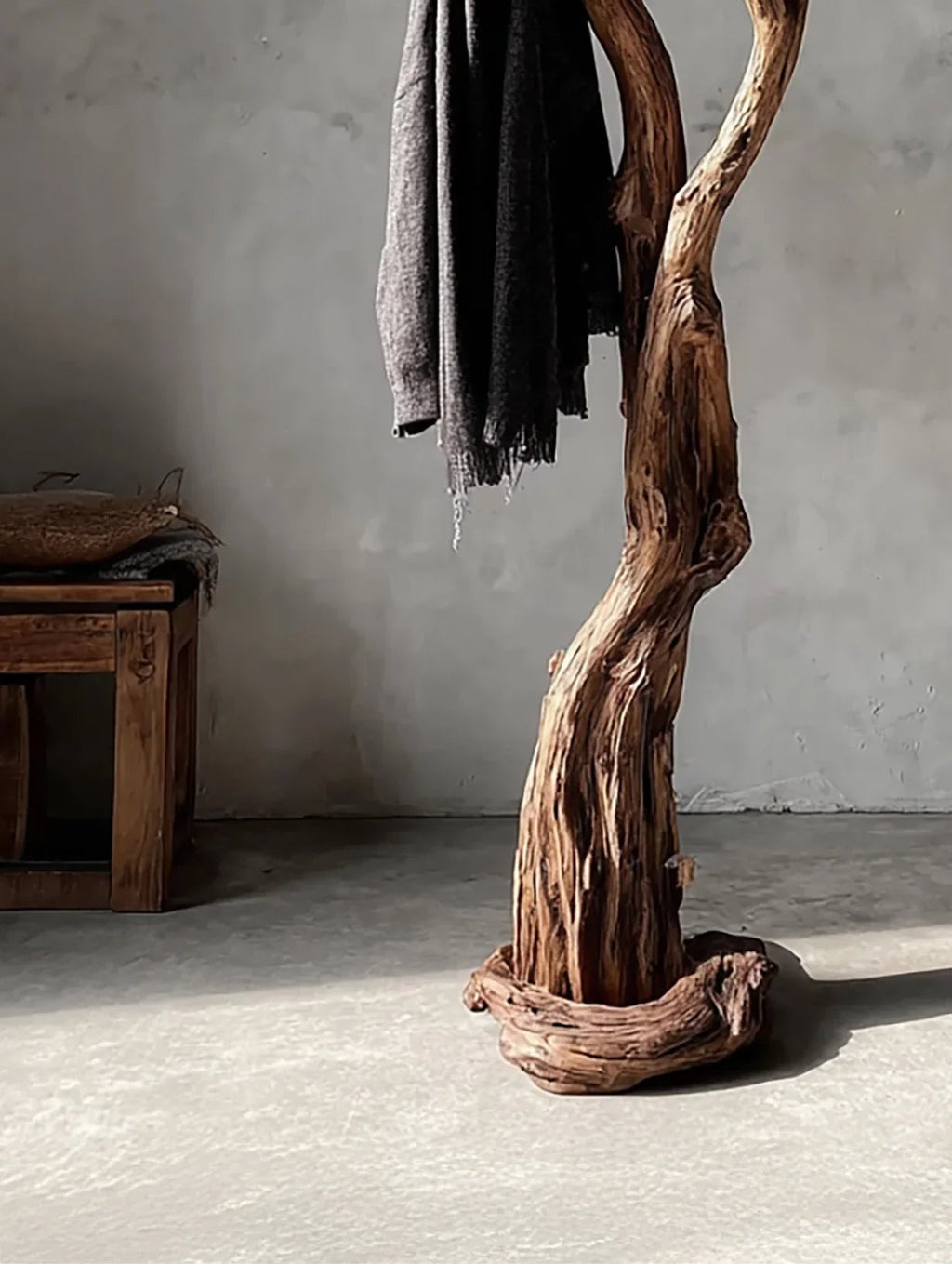 Natural Driftwood Coat Rack