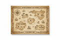 Pirate Treasure Map Poster
