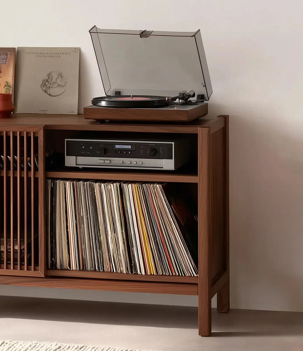 Handcrafted Record Player Stand