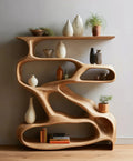 Handcrafted Solid Wood Bookshelf
