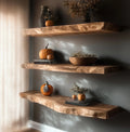 Live Edge Floating Shelf