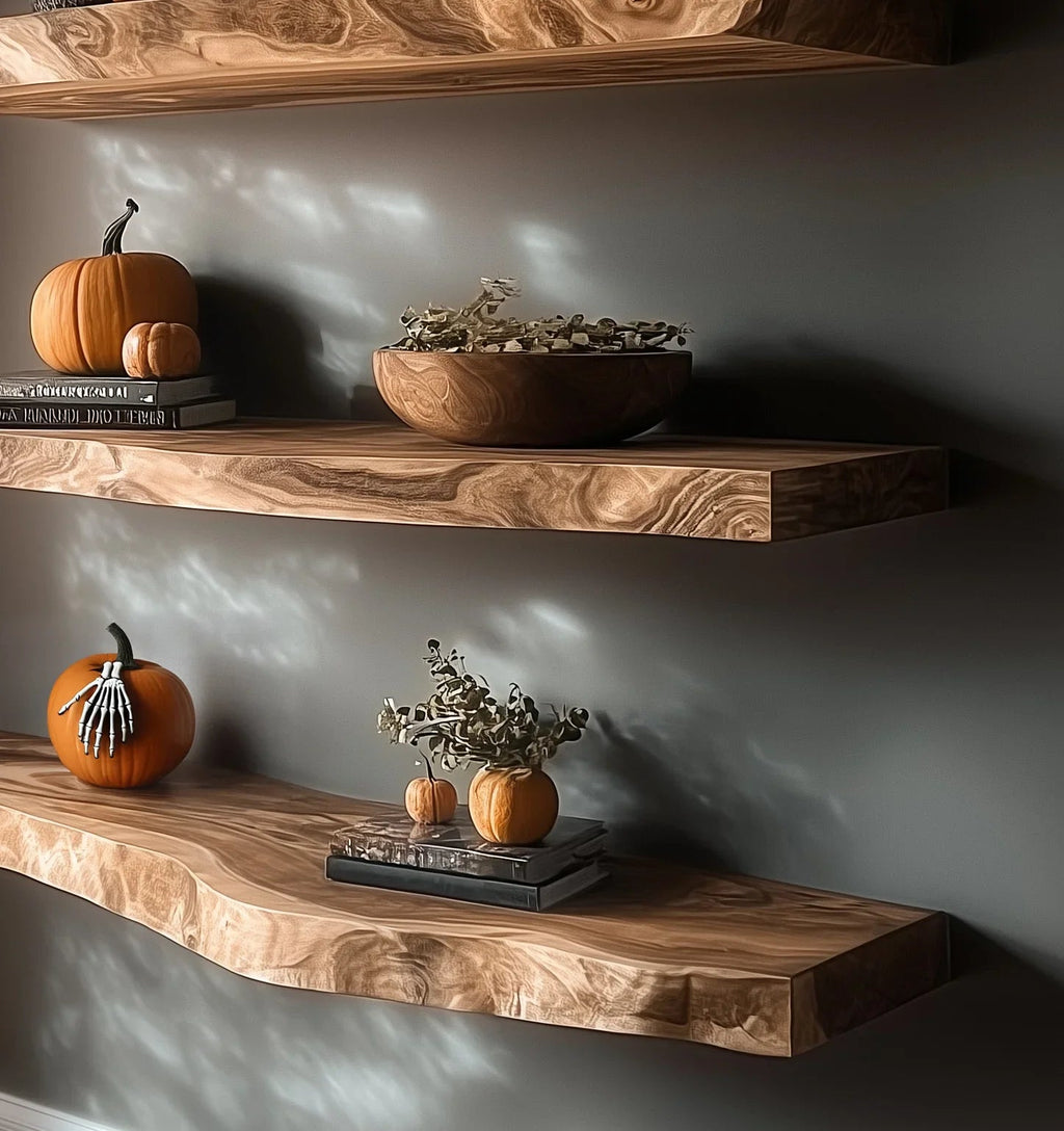 Live Edge Floating Shelf