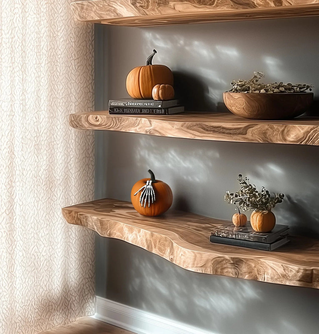 Live Edge Floating Shelf