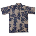 Mini Tahitian Pullover (Khaki/Navy) Hawaiian Shirts