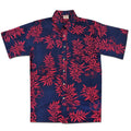 Mini Tahitian Reverse (Navy/Red) Hawaiian Shirts