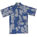 Mini Tahitian Reverse (Blue/White) Hawaiian Shirts
