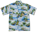 Outrigger (Powder) Hawaiian Shirts