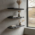 Handmade Rustic Floating Corner Shelf