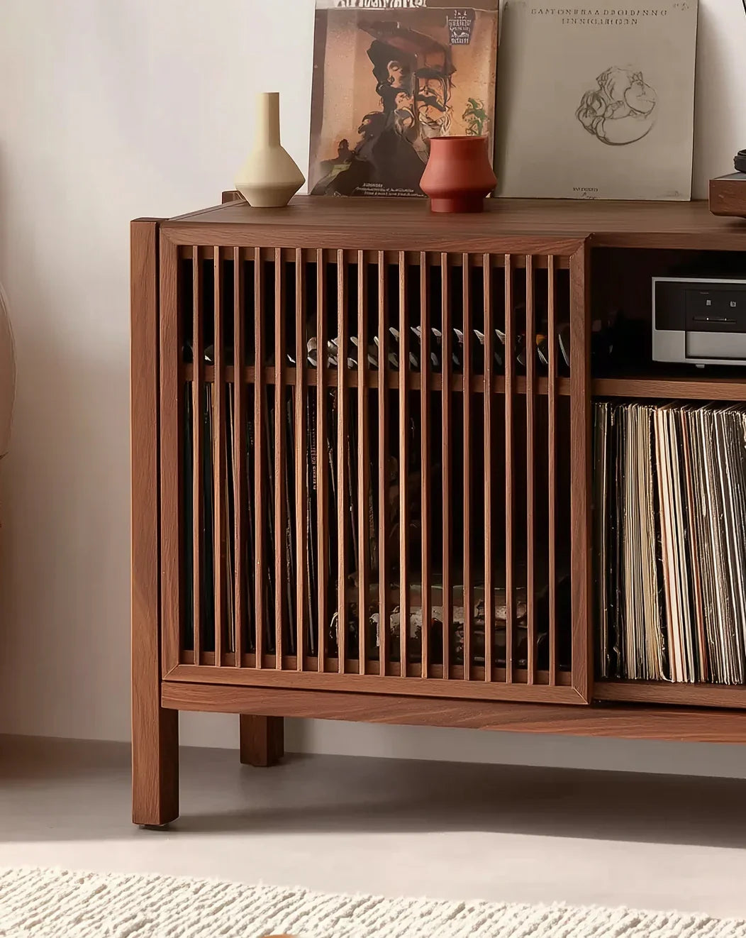 Handcrafted Record Player Stand