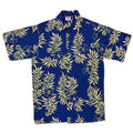 Mini Tahitian (Royal/Gold) Hawaiian Shirts